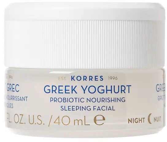 Korres Greek Yoghurt Odżywczy krem-maska na noc z probiotykami 40ml