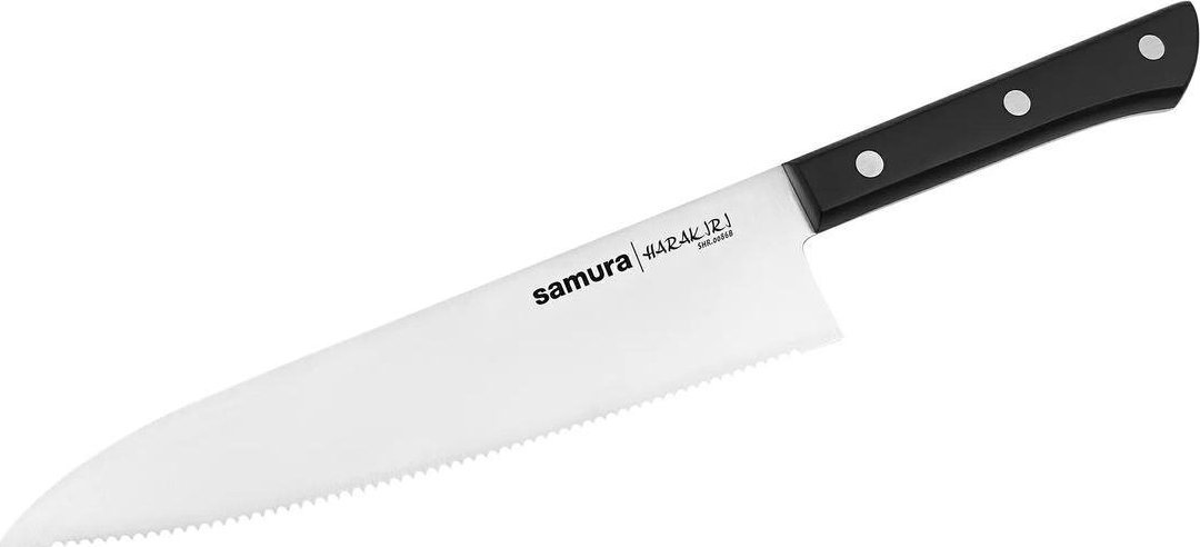 Samura Harakiri Ząbkowany Nóż Szefa Kuchni 208mm Stal AUS-8, Rękojeść ABS