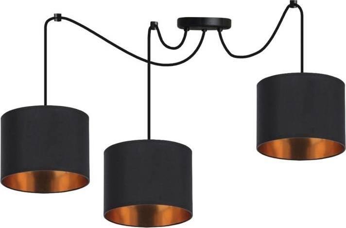 Lampa wisząca Candellux Lampa wisząca czarna 3xE27 Candida P 33-00859