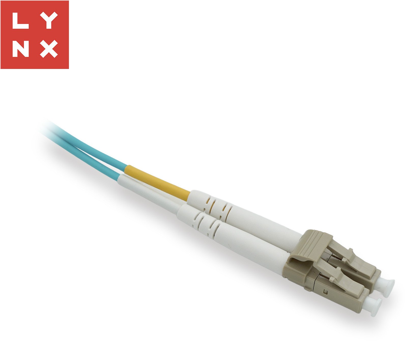 LYNX duplexní patch kabel MM, OM3, LC/LC, 50/125µm, 5m