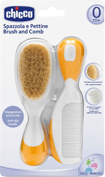 Chicco CHICCO Szczotka grzebyk pomarańczowy - 65690