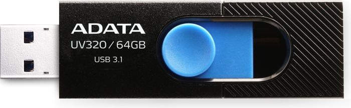 Pendrive ADATA UV320, 64 GB (AUV320-64G-RBKBL)