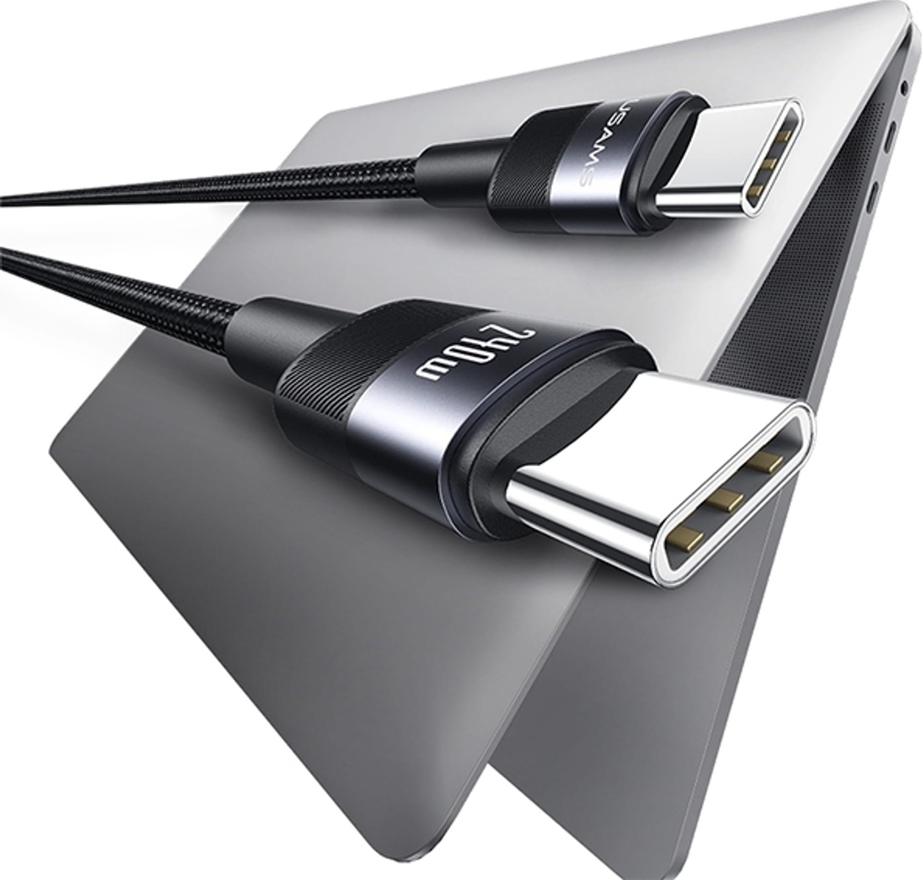 Kabel USB Usams USB-C - USB-C 1.2 m Czarny (Usa001453)