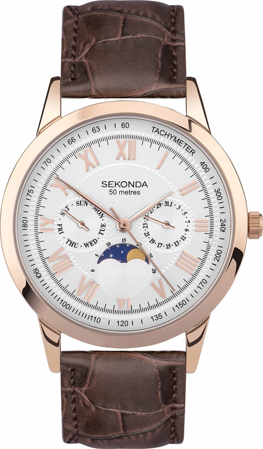 Zegarek Sekonda Zegarek męski Sekonda 30148 brązowy