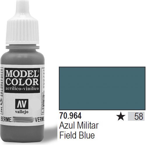 Vallejo Farba Nr58 Field Blue Matt 17ml - 70964