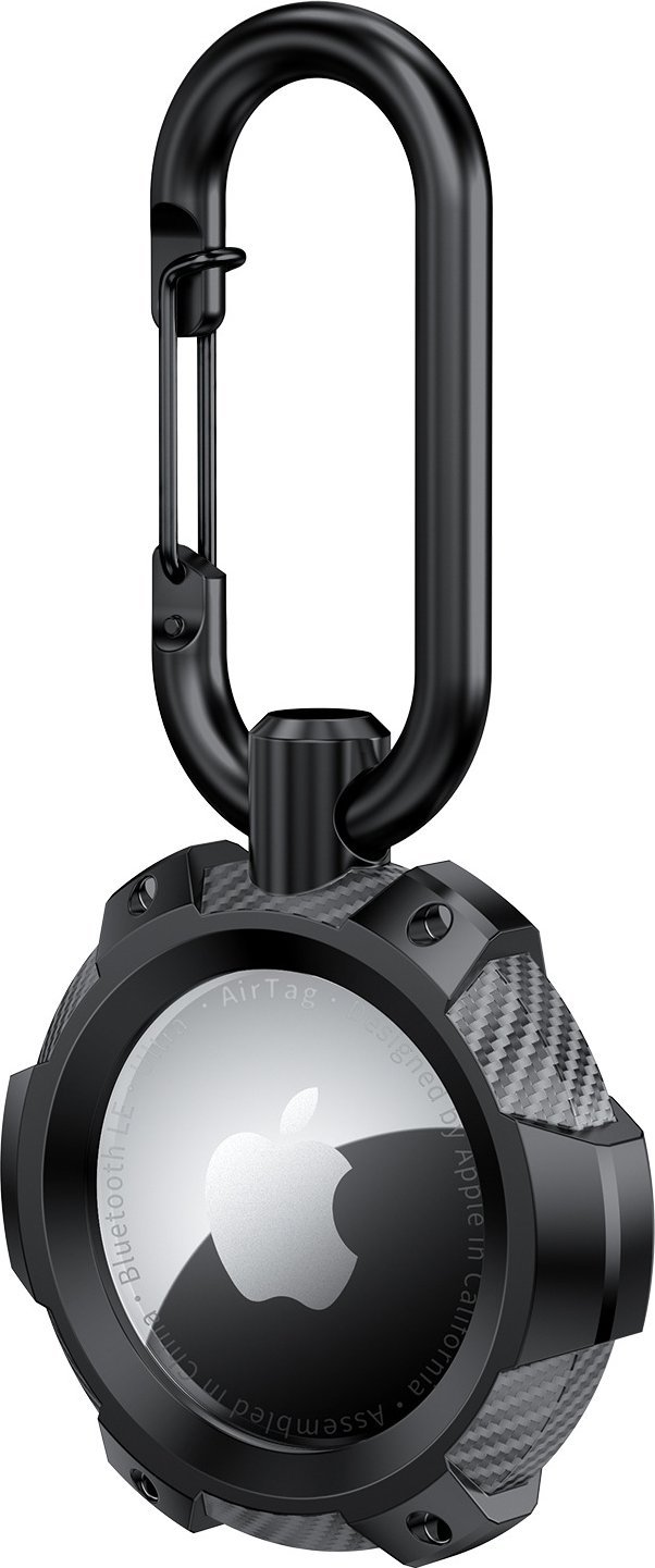 Korbi ETUI BRELOK BRELOCZEK OCHRONNE TECH-PROTECT TPUCarbon APPLE AIRTAG 1