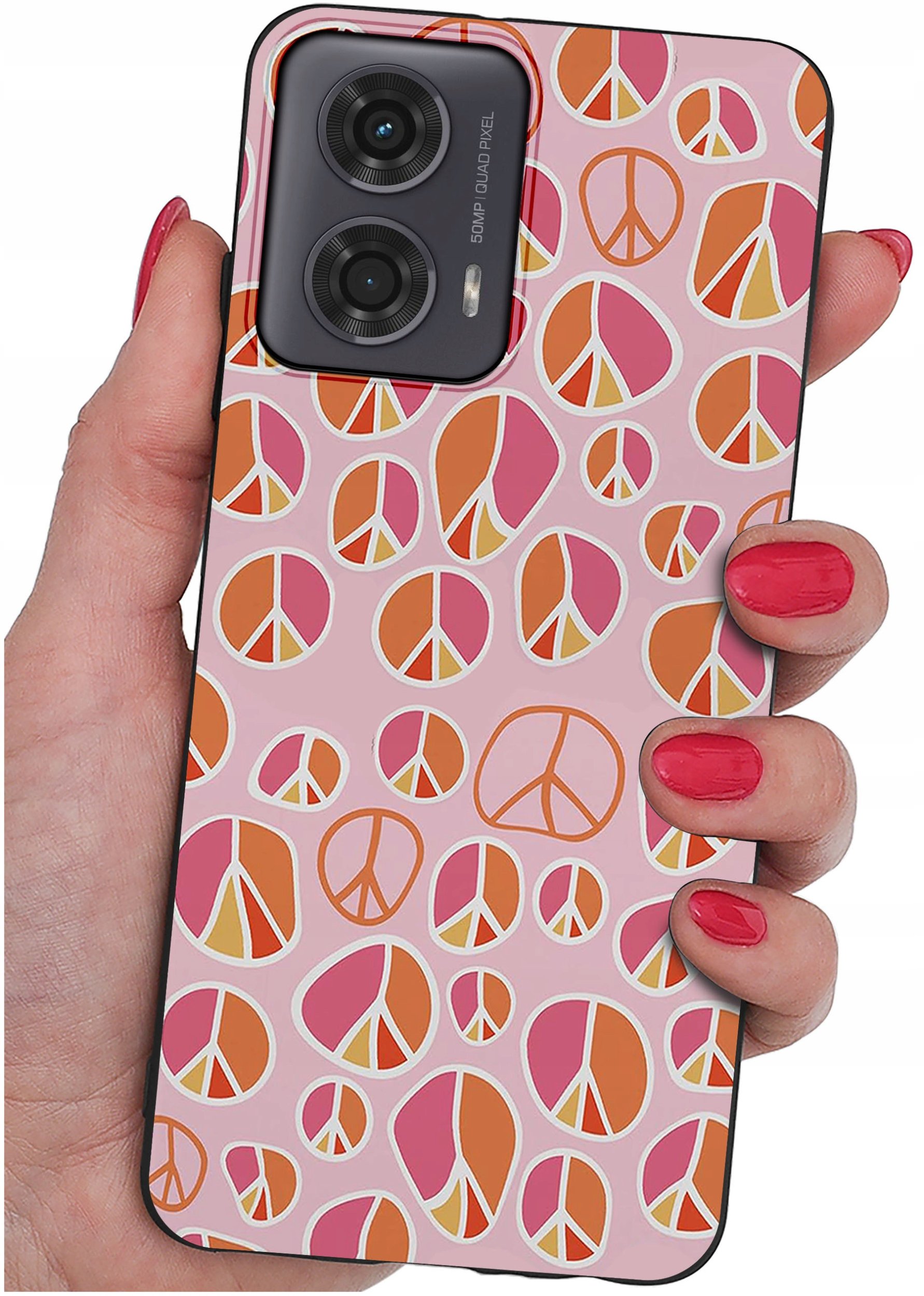 Etui do Motorola Moto G24 |G24 POWER |G04 |E14 WZORY |SILIKONOWE MATT SZKŁO