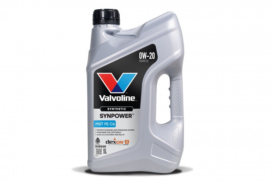 Valvoline Alyva SYNPOWER MST FE C6 0W/20 syntetyczna do silników 5 L