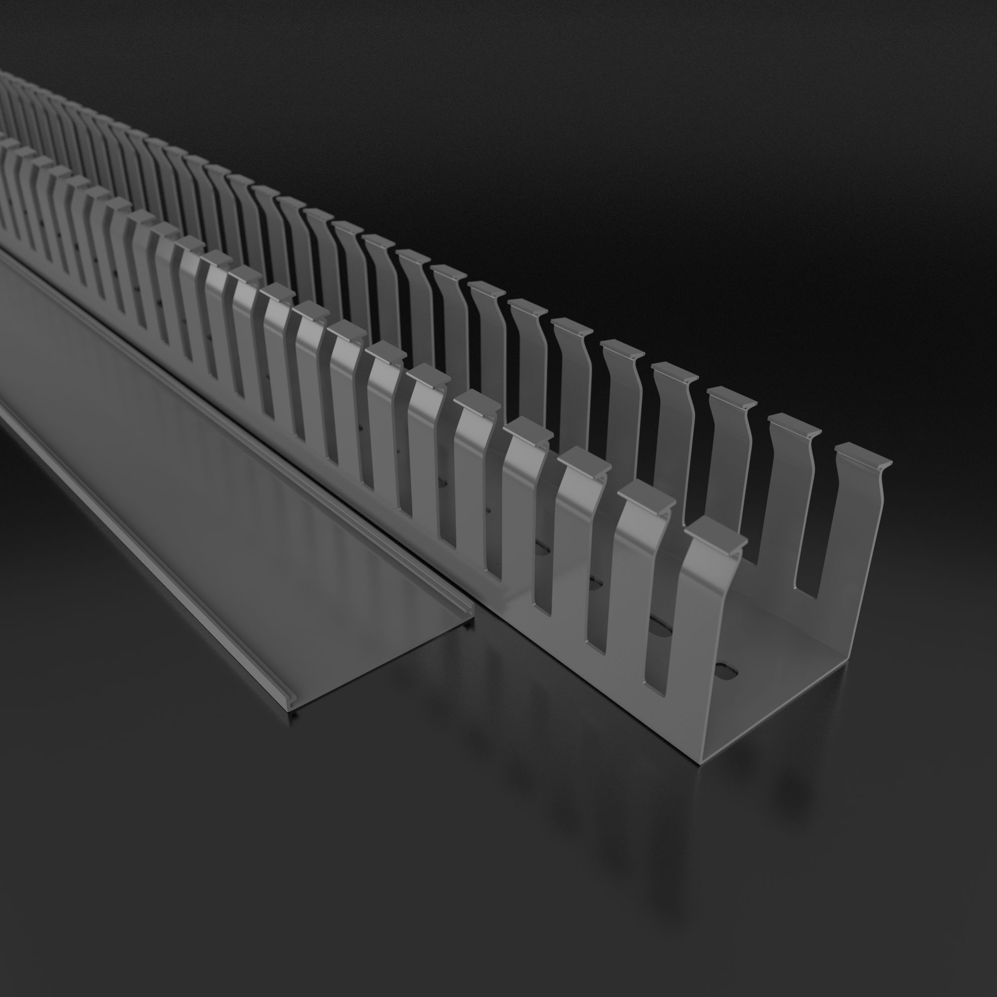 EM Group Korytko grzebieniowe 60x60 Kanał kablowy z pokrywą 1m 4/6/ 0678