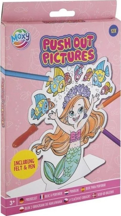 Obrazki wypychane do malowania Unicorn 12 arkuszy