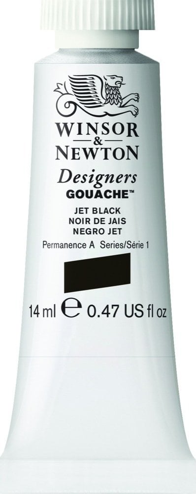 Designers Gouache 14ml Jet Black 335