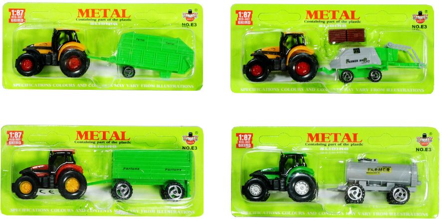 Swede Traktor z przyczepą (G465)