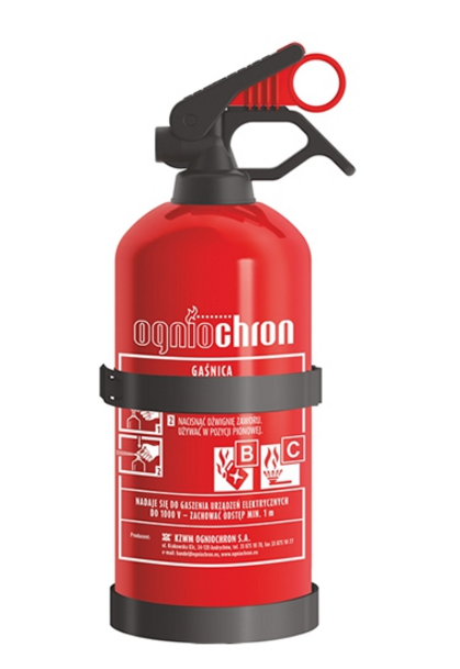 Gaśnica samochodowa proszkowa 1kg (GP-1ZBC/MP)