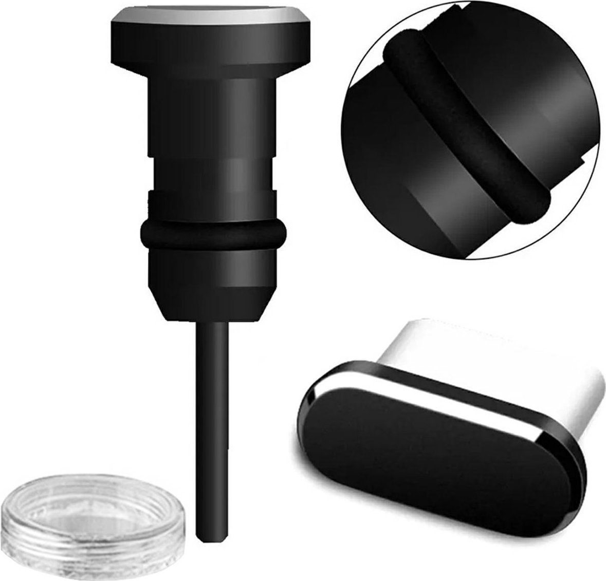 ATL DA23 Zaślepka przeciw kurzowi usb-c 2szt black