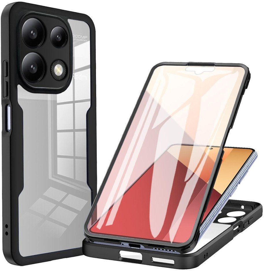 Etui pancerne Supero 360 Magsafe do Xiaomi Redmi Note 13 Pro 4G, czarne