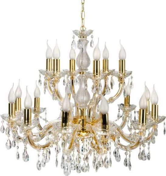 Lampa wisząca Candellux MARIA glamour złoty (30-94615)
