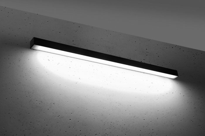 Kinkiet Sollux Kinkiet PINNE 117 czarny 4000K