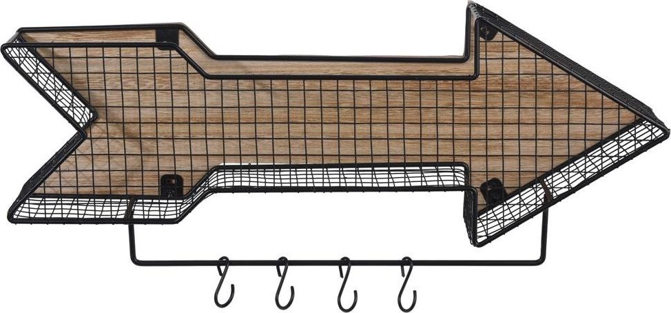 Home Styling Collection Uchwyt 4-hakowy czarny (177957 [13025402])