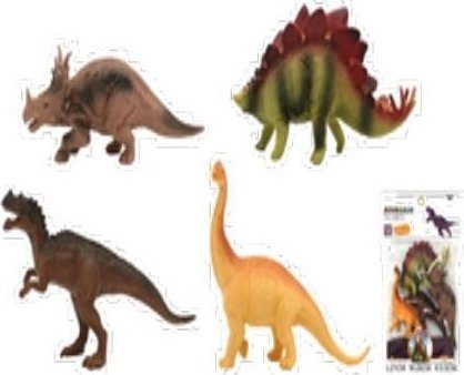 Dinozaury 150mm 4szt