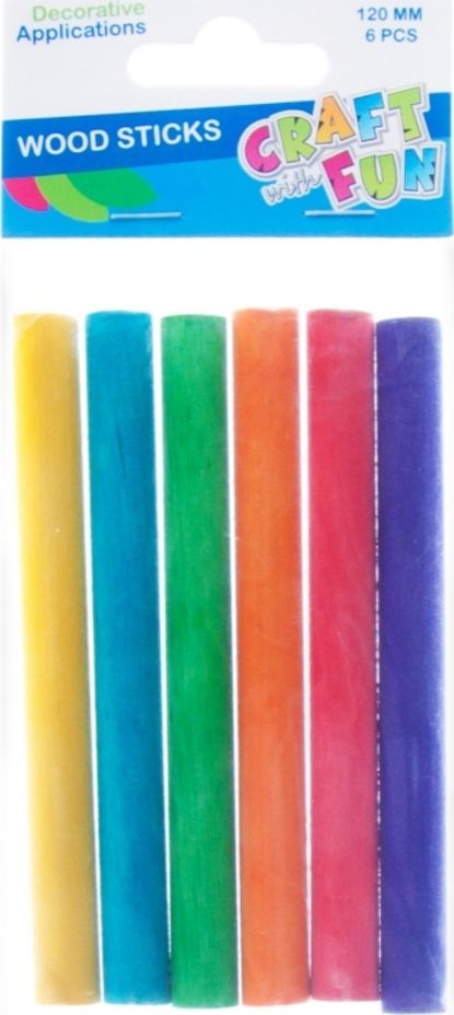 Craft with Fun CF OZDOBA DEK DREW PAT OKR KOL 12CM OP6 12/288