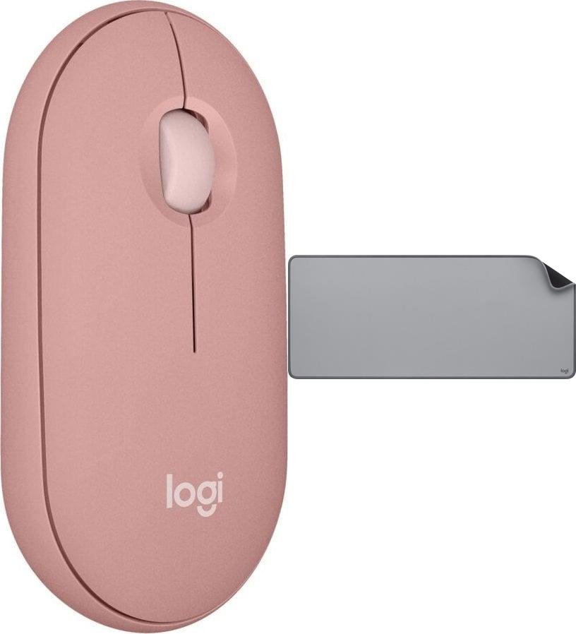 Mysz Logitech Pebble Mouse 2 M350s (910-007014) + Studio Series - MID GREY (956-000052)