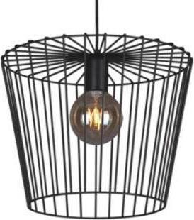 Lampa wisząca Kaja LAMPA druciana K-4641 Kaja wisząca OPRAWA metalowy ZWIS klatka czarna