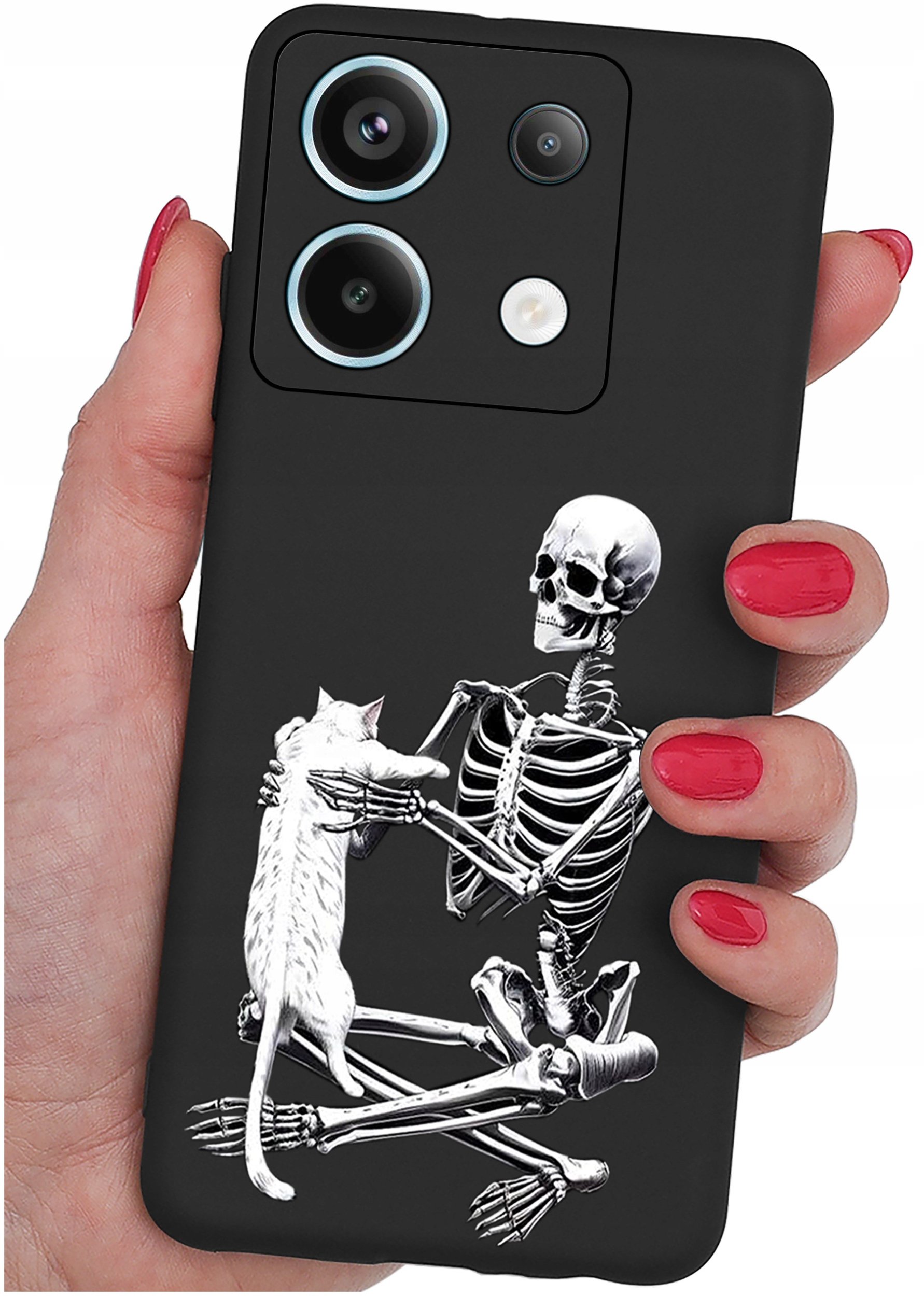 ETUI do Xiaomi Redmi Note 13 Pro 5G WZORY |SILIKONOWE MATT CASE +SZKŁO 9H