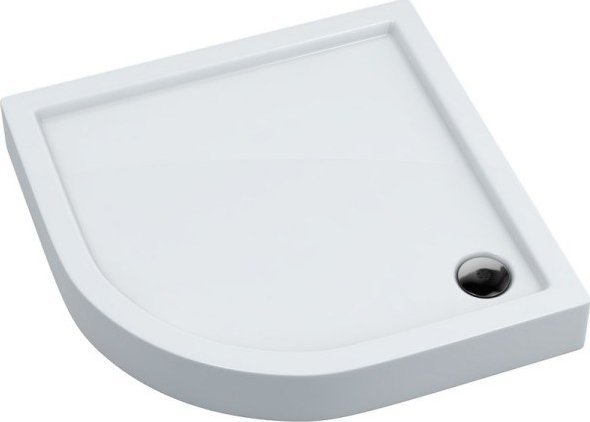 Brodzik SCHEDPOL Brodzik akrylowy Stabilsound 90x90x14/3cm półokrągły r55 Competia