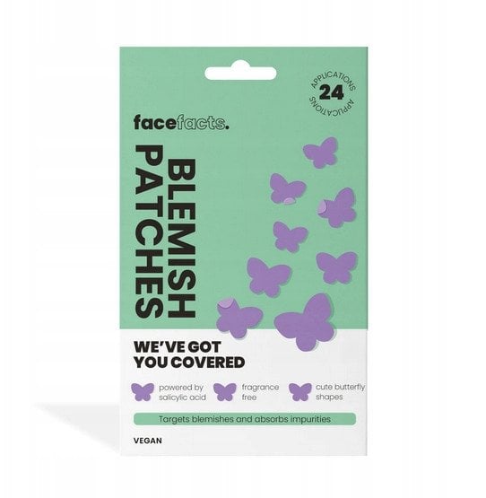 FACE FACTS Blemish Patches Plastry na wypryski - Butterflies - 1 op. - 24 szt.