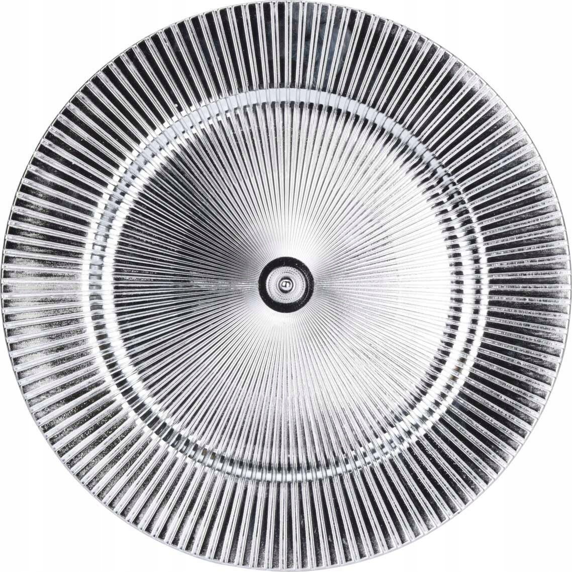 Home Styling Collection Metaliczny podtalerz, Ø 33 cm