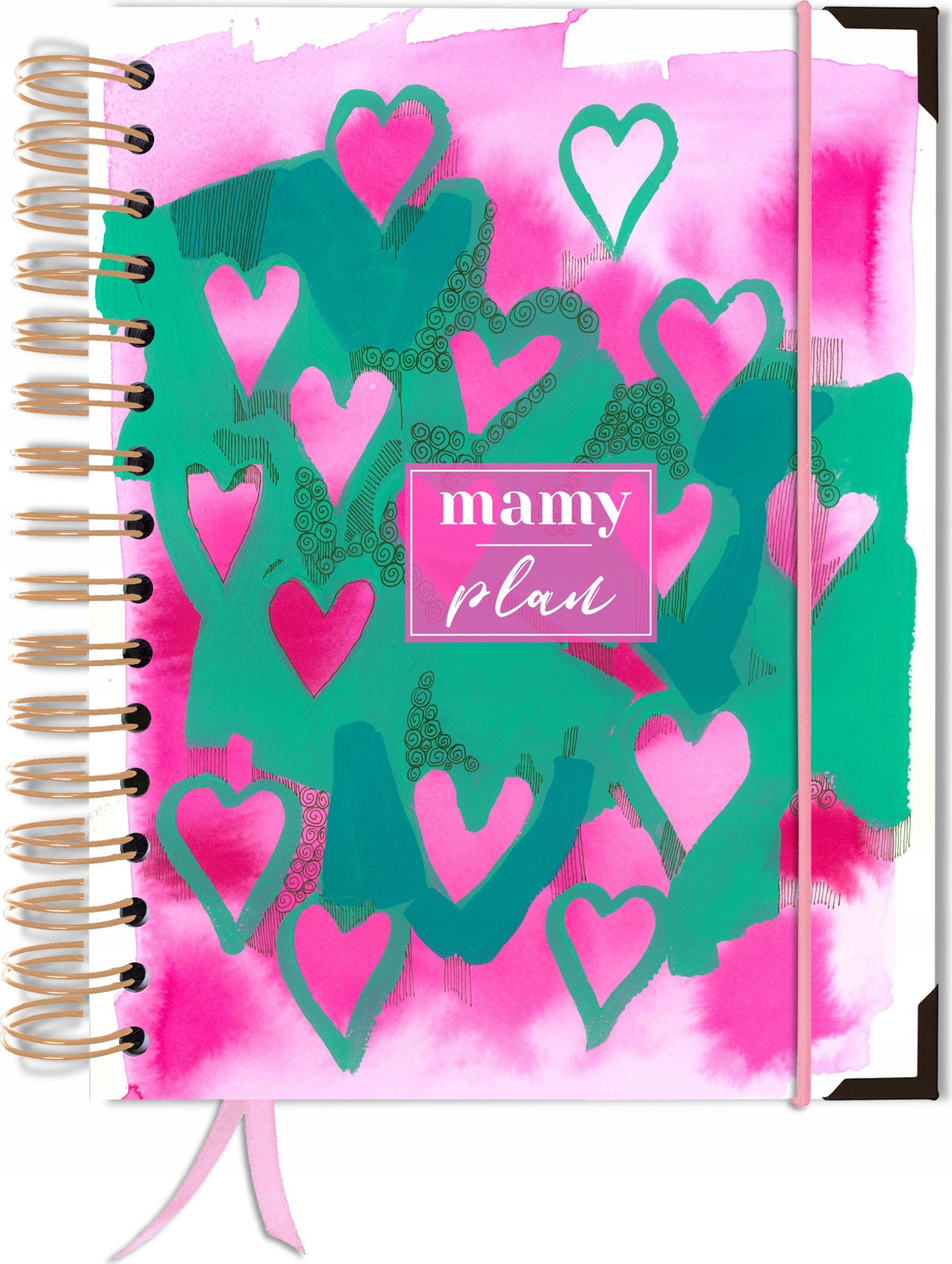 TadaPlanner Pamiętnik dla przyszłych mam A5+ Mamy Plan kalendarz Ciąży poradnik planer