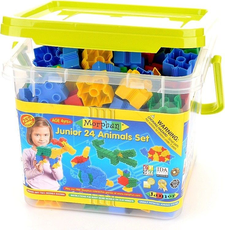 Morphun Morphun 24 Zwierzątka 252 el. - Klocki konstrukcyjne