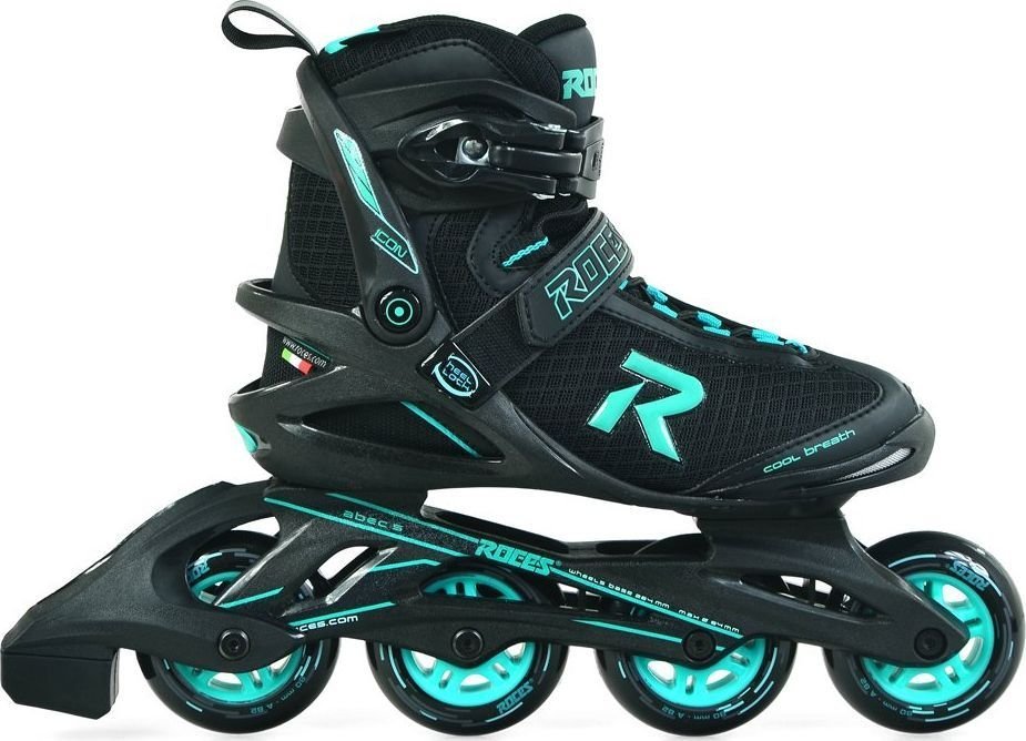 Rolki Roces Icon W rekreacyjne turkusowe r. 37
