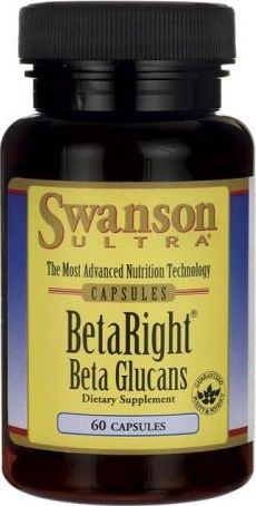Swanson Beta Right Beta glukany Beta Glucans 250mg 60 kapsułek SWANSON