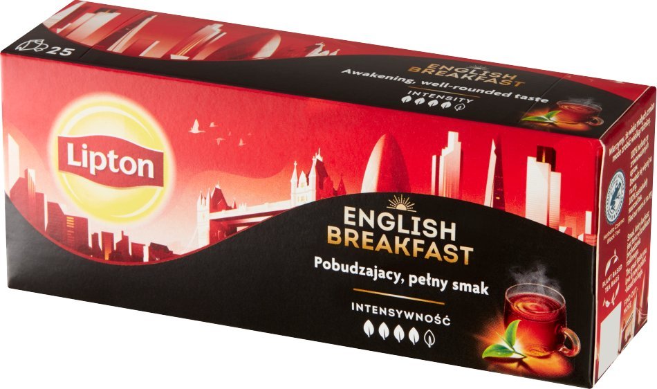 Lipton Herbata czarna English Breakfast 25 torebek