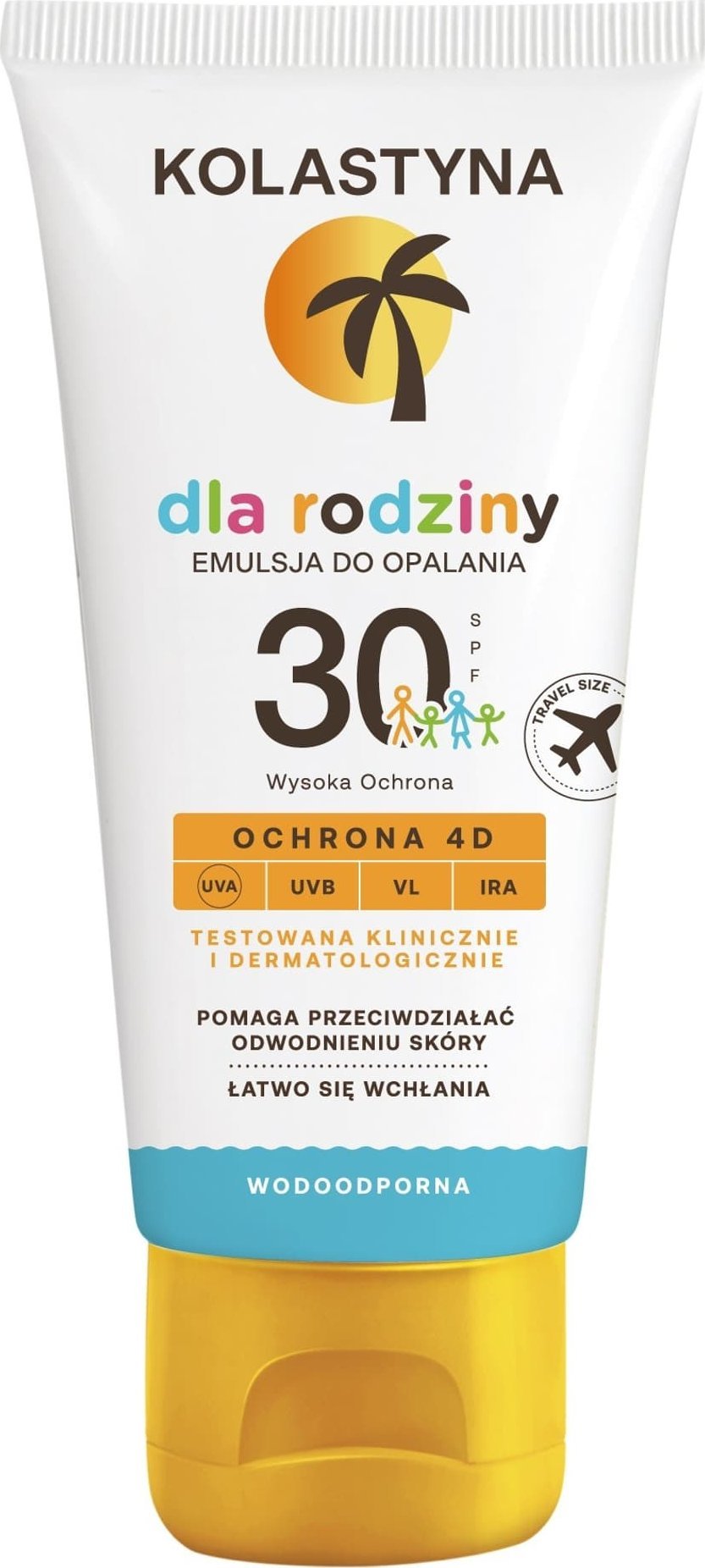 KOLASTYNA OPALANIE KOLASTYNA Emulsja do opalania Dla Rodziny - SPF30 (travel size) 80ml