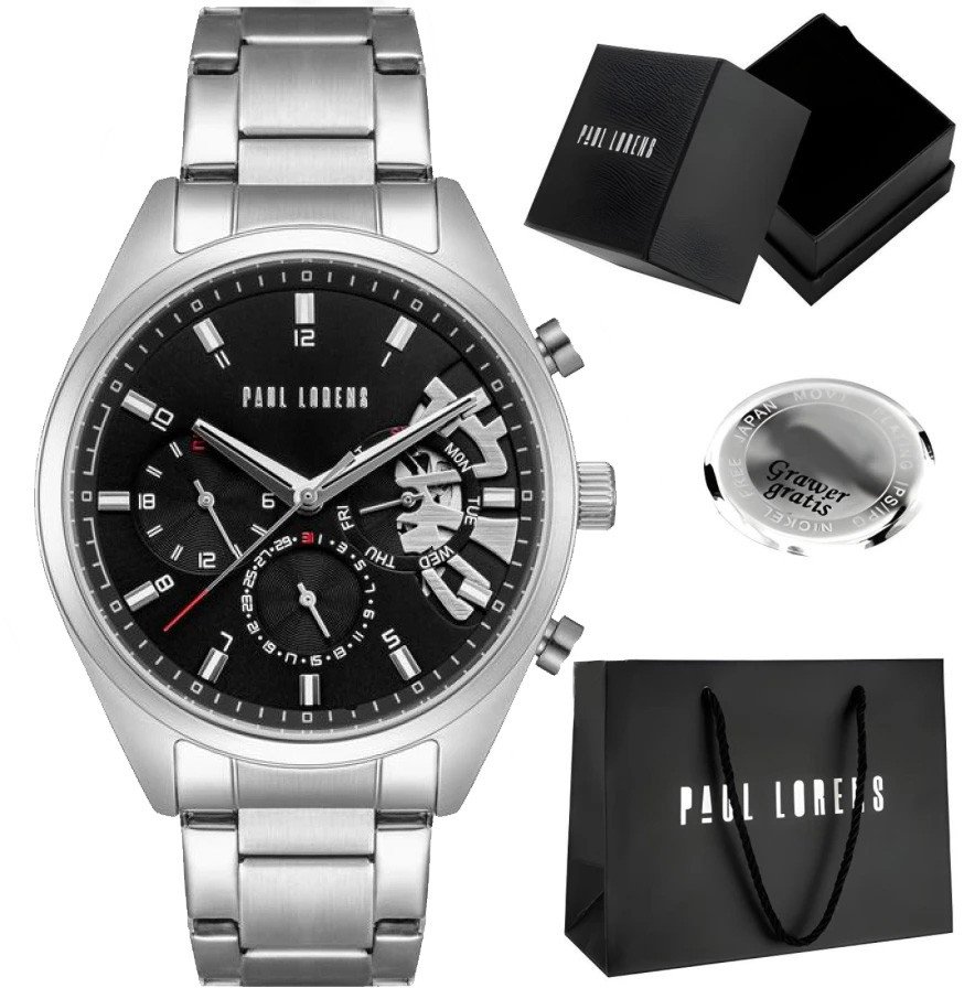 Zegarek męski Paul Lorens SALADO-PROF Z GRAWEREM