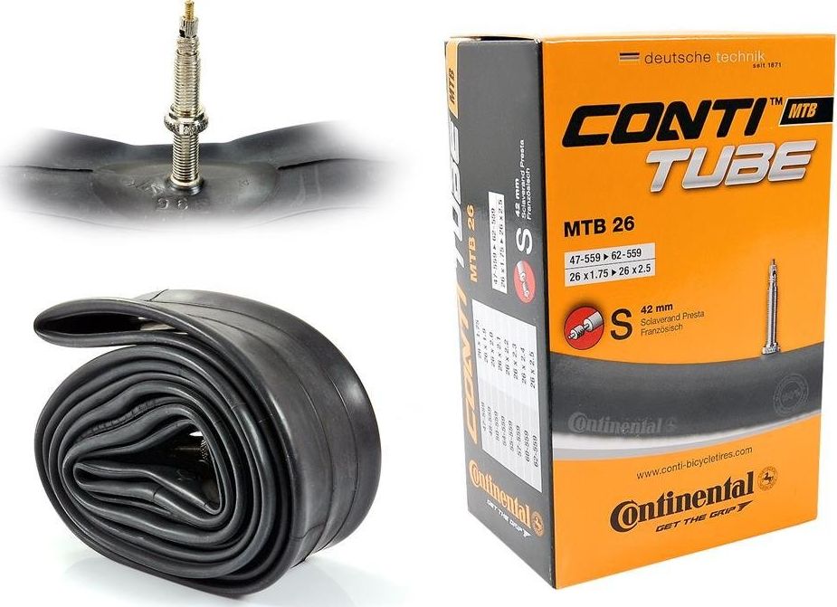 Continental Dętka Continental MTB 47/62-559 26" x 1,75" - 2,5" 26 presta 42 mm uniwersalny