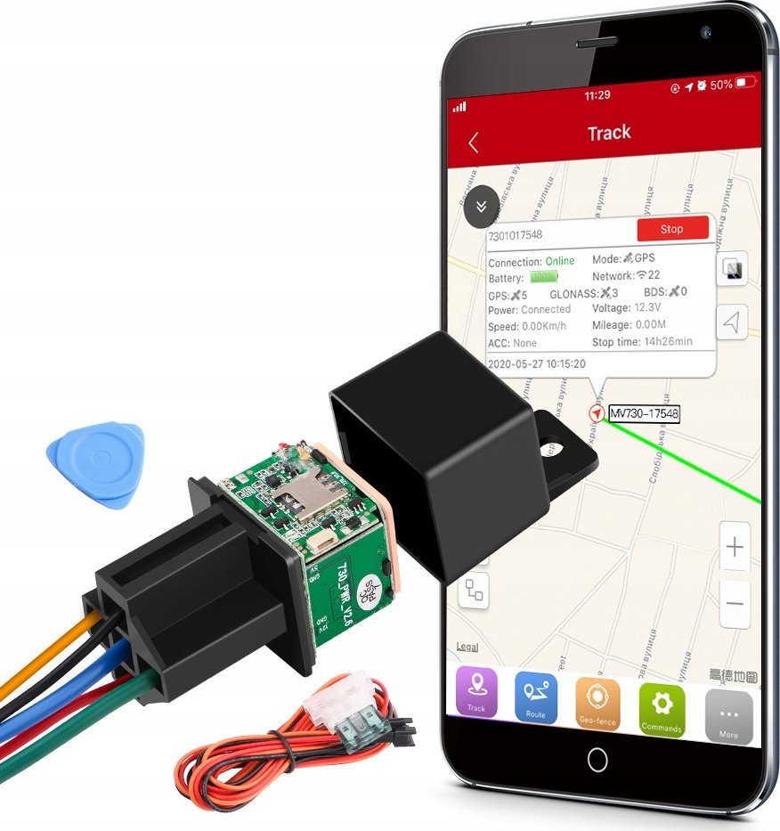 Moduł GPS IneoTronic Lokalizator Gps Samochód Odcięcie Paliwa Pojazdu