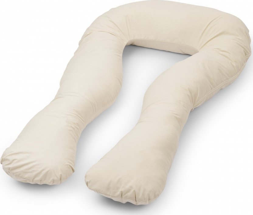 Flumi Poduszka ciążowa do karmienia rogal typu U beżowa