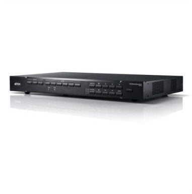Przełącznik matrycowy ATEN VP2730 7 x 3 z funkcją skalowania, przesyłania strumieniowego, mikserem audio i HDBaseT