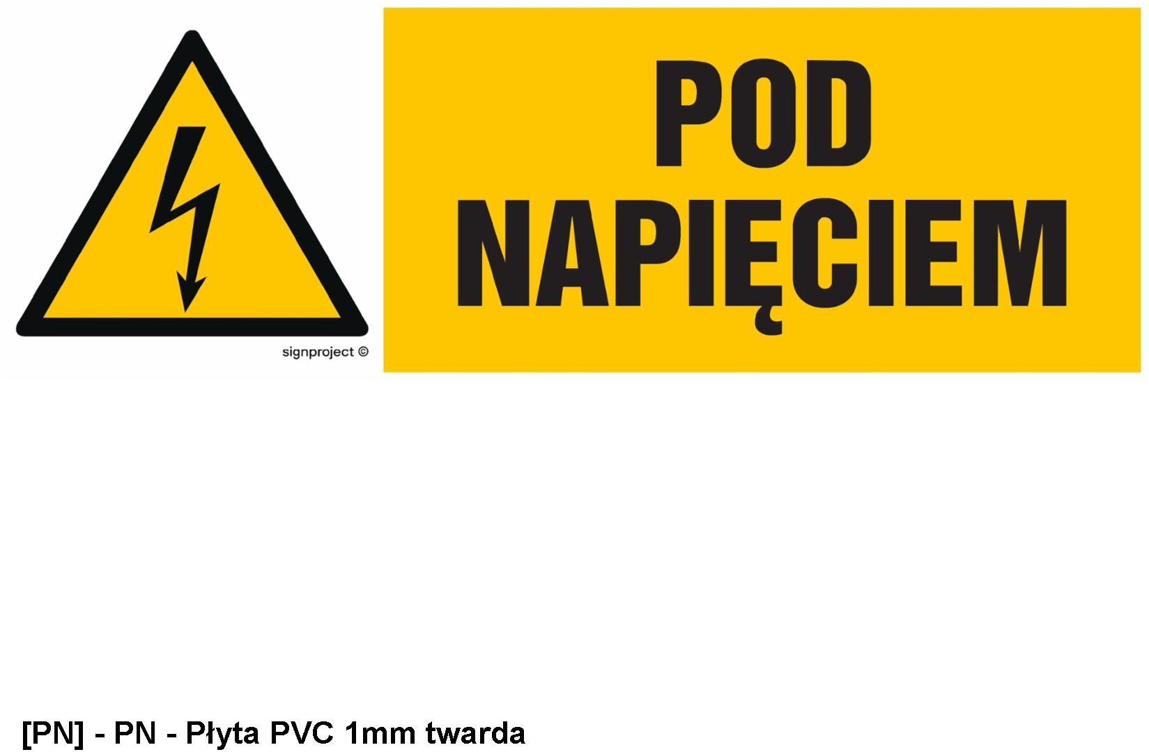 HB008 - Pod napięciem 450x150