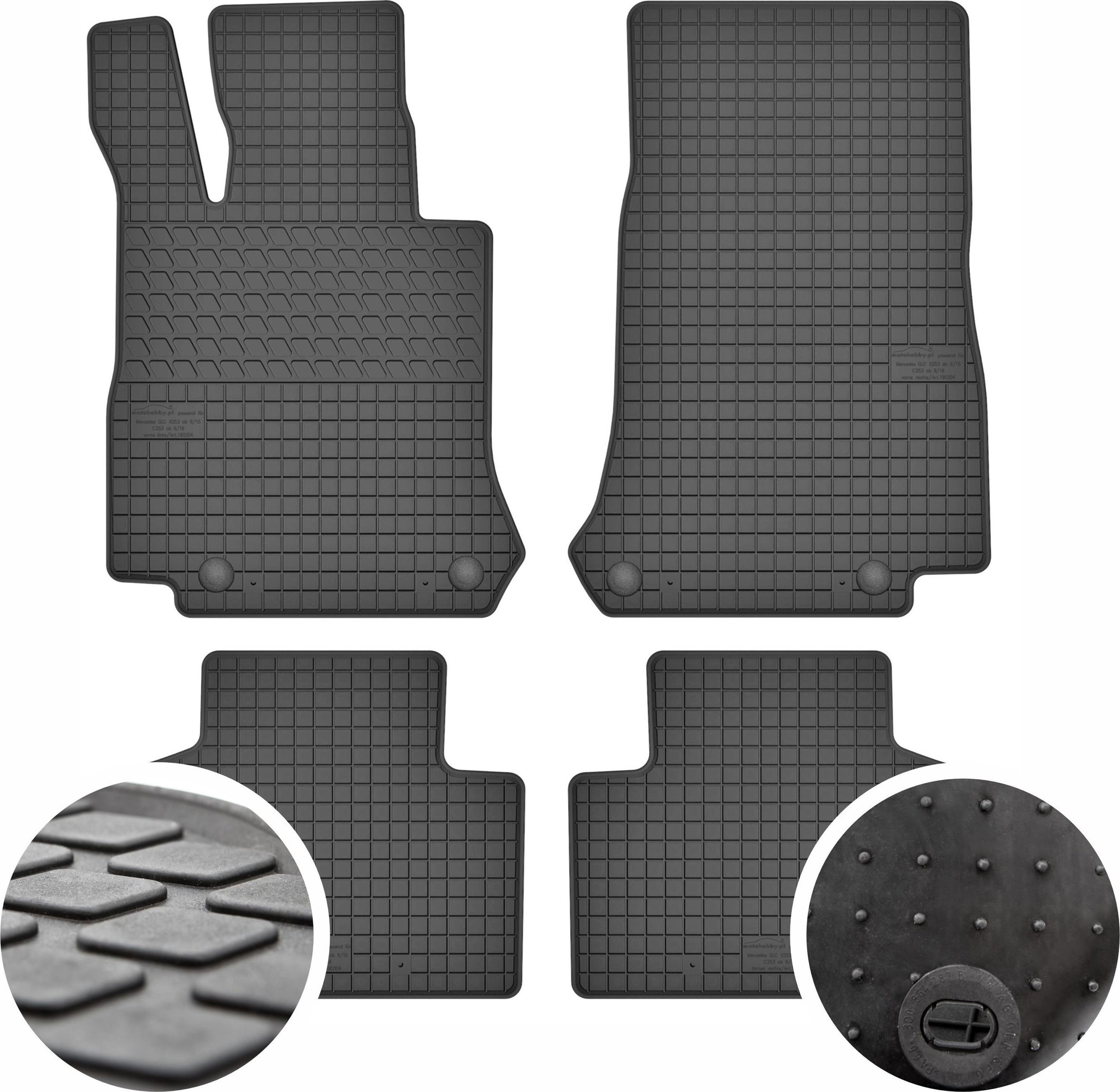 Dywaniki gumowe do Mercedes-Benz GLC C253