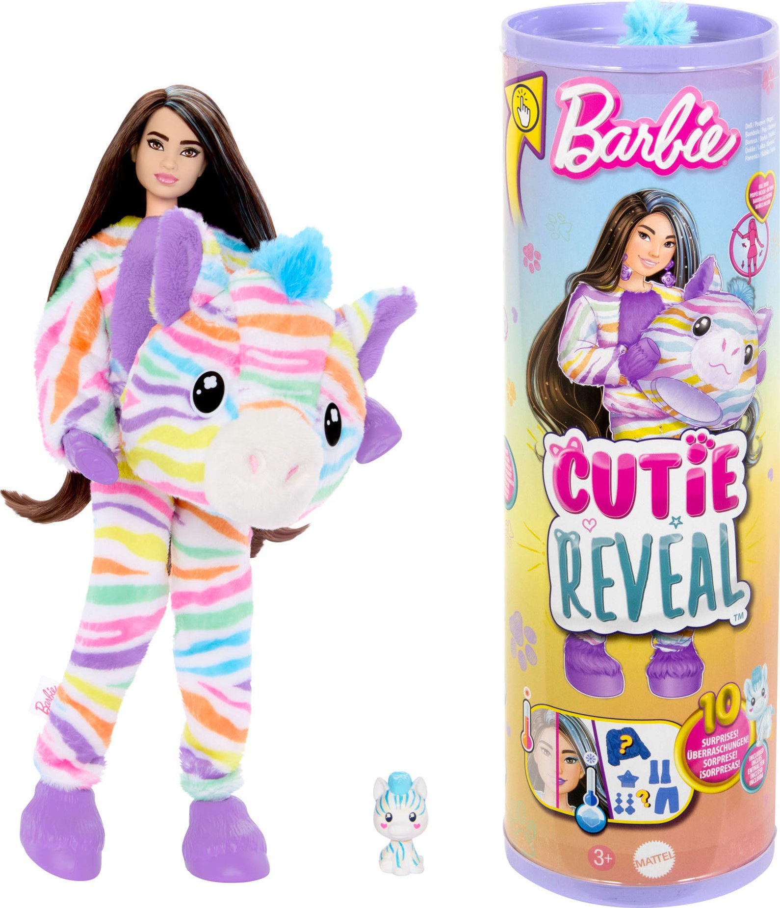 Lalka Barbie Barbie Barbie Cutie Reveal Color Dreams Zebra