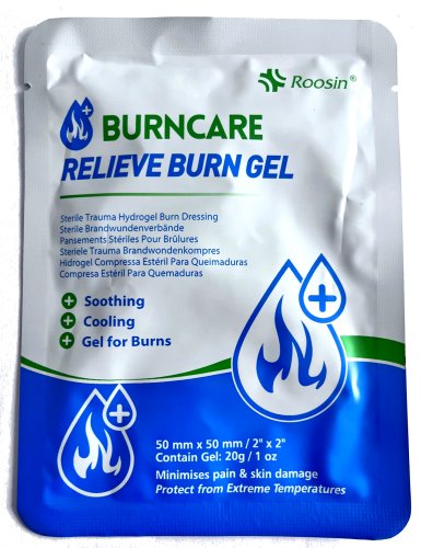 Opatrunek hydrożelowy na oparzenia 5 x 5 cm BurnCare Relieve
