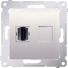 Kontakt-Simon Gniazdo HDMI Simon 54 kremowy (DGHDMI.01/41)