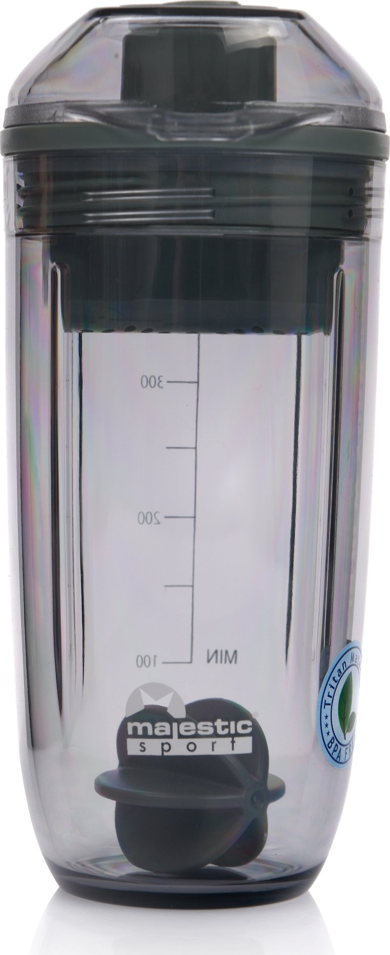 Shaker tritanowy Majestic Sport Shaky 400 ml szary