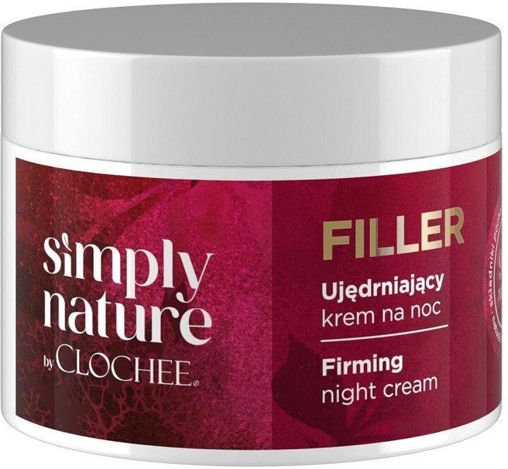 CLOCHEE_Simply Nature Filler ujędrniający kerm na noc 50ml
