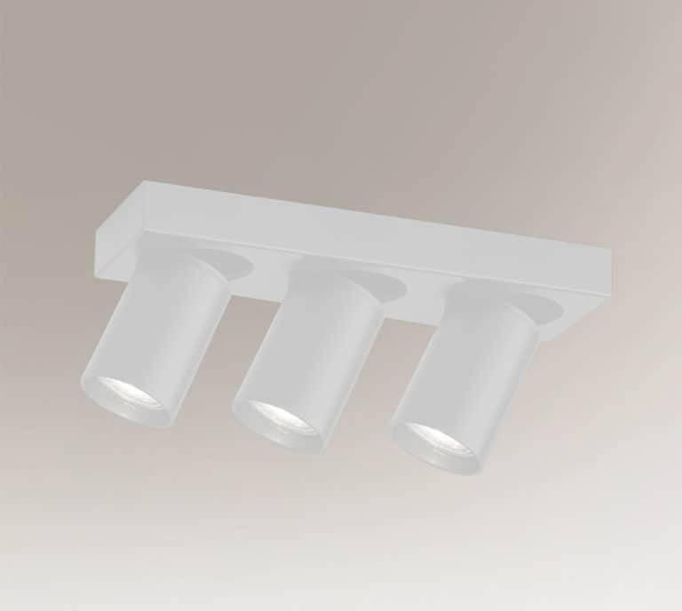 Lampa sufitowa Shilo Regulowana LAMPA spot TARUMI 7975 Shilo sufitowa OPRAWA industrialne tuby metalowe białe