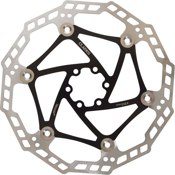 Clarks Tarcza hamulcowa pływająca CLARK'S FLOATING STYLE LITEWEIGHT 180mm czarna